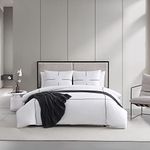 Vera Wang Zig Zag Comforter Set, King, White