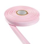 Satin Bias Binding Tape for Bunting Craft Art Piping Hemming Binding Seams Finishing Raw Edges DIY Garment and Trimming Sewing Quilting Apparel Decoration by Discount Fabrics LTD (Pale Pink,5m)