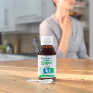 Puressentiel Respiratory Cough Syrup 125ml – Natural Cough Relief with Honey & Essential Oils, Ages 12+