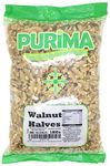 Walnuts 1kg - Halves Whole Raw Prime Light Natural Walnut Halfs Kernels - No Shell Large Bulk Bag for Human Consumption – Wal nut (Packaging May Vary) PURIMA