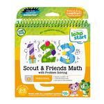 LeapFrog 80-460700 LeapStart Friends Book, 3D Scout Math with Problem Solving, Level 1