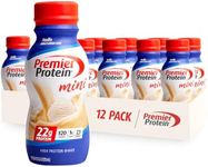 Premier Protein Shake MINIs, Vanilla, 22g Protein, 120 Calories, 1g Sugar, 8.75fl oz, Pack of 12