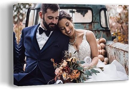 Personalized Custom Canvas Prints: Photo On Canvas (12x16 Inch) Transform Your Photos into Stunning Framed Wall Art-Digitally Printed Photo To Canvas - Ideal for Home Decor, Gifts & Keepsakes