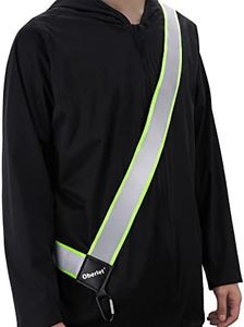 Oberlet Reflective Running Gear | Reflective Sash for Walking at Night | High Visibility Reflective Sash | Reflective Belt for Walking in The Dark | A