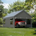 JY QAQA Carport, 12x20 FT Heavy Dut