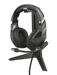 GXTrust Trust Gaming GXT 260 Cendor Headset Stand, Universal Headphone Holder, Hook with Non-slip Base, Desk Organiser with Rubber Pads for Gaming Accessories - Black