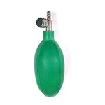 Raindrop World Blood Pressure BP Cuff Rubber Air filling Bulb Double Tube Sphygmomanometer Green Color