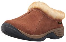 Old Friend Women's Snowbird Ii Slip on Slipper, Chestnut, 6