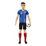 Barbie Careers Ken Fashion Doll & Accessory, Soccer Player with Cropped Hair, #10 Uniform, Tall Socks, Cleats & Soccer Ball