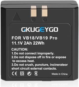GKUGEYGO VB18 Replacement Battery for Godox V860, 2000mAh Rechargeable Lithium Battery Compaitble with V850 V850II V860 V860C V860II V860II-C V860N V860II-N V860II-F V860II-O V860II-S Speedlite Flash