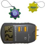 HQRP 2-Pin JT-2G Scanner and Probe Moisture Wood Meter and Home Inspection Tools plus HQRP Sun Meter