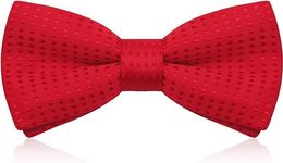 YBVABE Dot Bowtie for Kids, Pre-Tied Polka Dot Bow Tie with Spots & Adjustable Buckle & Strap, Formal Neck Bowtie Tux Bowtie for Boys Girls Party Wedding Ball Banquet Dog Cat