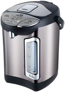 Little Raccoon Hot Water Boiler & Warmer Dispenser -Insulation Keeps Water Warm – Two dispensing system, Blue LED indicator,360° Rotation Turntable stand (4L)