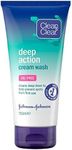 Clean and Clear Deep Action Oil-Free Cream Wash, 150 ml, Pack of 6