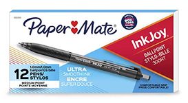 PAPERMATE InkJoy 300RT Retractable Ballpoint Pens, Medium Point, Black, 12 Count