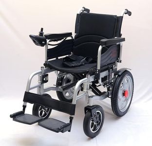 MIOOX Electric Wheelchair with Battery, 15-20 km per charge, Durable & Long Lasting, Weight Bearing Capacity -150kg | Long Life Battery For Elderly & Specially (Black volt,12 AH led Acid battery