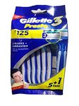 Gillette Razor Men Presto 3-Blades For Smoother Shaving (6 In 1)- (Pack Of 1 ) By Rmr Jaihind