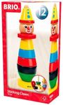 BRIO Stacking Clown Toddler Toys for Ages 12 Months Up (Kids 1 Year Old)