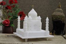 KC KULLICRAFT Marble Taj Mahal Showpiece, 6 Inch, White, 1 Piece
