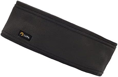 Lupa Handmade Unisex Triple-Layer Micro Fleece Headband - Headband Ear Warmer - Ear Warmers for Women & Men - Ears Cover (Graphite)