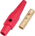 2/0-4/0 RED Female Conn 600V/400A 1P1W CAM-Style Plug