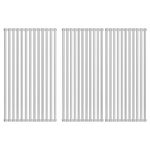 Denmay 41.5 x 60.5 cm Stainless Steel Cooking Grate Replacement Parts for Burnhard FRED Series, Cosmogrill Pro & Deluxe 4+1, Taino, Tarrington House Paxton 3 Burner Gas Grill, Dishwasher Safe, 3 Pack