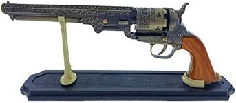 US Decorative Western Style Navy Revolver for Displays Costumes and Props. This is Not A Weapon… (Silver)