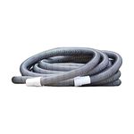 PETSON 9mtrs EVA Swimming Pool Heavy Duty In-Ground Pool Vacuum Hose pipe with Swivel Cuff, Swimming Pool Suction Pipe 30 feet by 1-1/2 inch (9 mtrs)