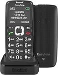 Easyfone Prime-A6 Sim-Free Easy-to-Use 4G Mobile Phone for Seniors, GSM Big Button Cell Phone for Elderly with SOS Button and Charging Dock (4G, LTE)