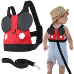 flashbluer Anti Lost Safety Harness with Safety Leash Cute Design Toddler Leash for Toddlers Age 1-3 Years Old Boys and Girls