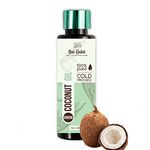 Nat Habit Cold Pressed 100% Pure Virgin Coconut Oil for Skin & Hair, Of Raw Coconut from Tamil Nadu & Kerala | Fresh from our Ayurvedic Kitchen, Zero Preservatives | Body Massage Oil, Hair Oil, 200ml