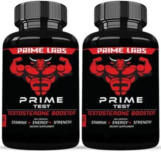 Prime Labs - Men's Testosterone Booster (2 Pack) - Stamina, Endurance, & Strength Booster - 120 Caplets