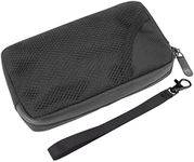 FIREDOG Odor Proof Bags, Smell Proof Pouch Carbon Lined Travel Stash Storage Smellproof Bags (Black, 6.5"x4")