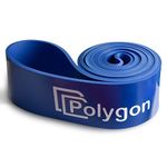 Polygon Pull Up Assist Resistance Exercise Bands, Heavy Duty Assistance Loop Mobility Band, for Body Stretching, Muscle Toning, Powerlifting, Resistance Training, Physical Therapy, Home Workout(Blue)