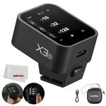 Godox X3O X3 O X3-O TTL Wireless Flash Trigger for Olympus Panasonic,2.4GHz Wireless System,High-Definition LED Screen,Built-in Lithium Battery(X2T-O/Xpro-O/XProII-O Upgrade Version)