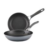 Circulon A1 Series with ScratchDefense Technology Nonstick Induction Frying Pans/Skillet Set, 8.5 Inch and 10 Inch - Graphite, Skillet Set (8.5" & 10")