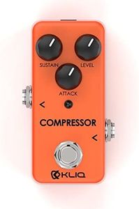 KLIQ Tiny-Compressor Effect Pedal for Guitar & Bass