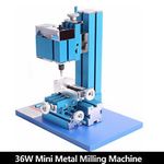 Mini Metal Milling Machine Motorized Metalworking Benchtop Woodworking for Hobby