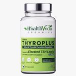 Health Veda Organics Thyroplus Supplement - Rapid Action Formula – Kanchanar - Harad - Baheda - Amla-Sounth - Supports Thyroid Health –Healthy Cellular Metabolism - 60 Capsules