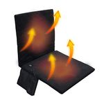 Portable Heated Seat Cushion, Heated Seat Cover 3 Level Heating Foldable Comfortable Seat Cushion Pad for Fishing Outdoor