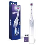 Oral-B Pro 100 3D White, Battery Toothbrush, White