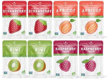 Nature’s Turn Freeze-Dried Fruit Crisps – Healthy, Gluten-Free, Crispy & Delicious, Plant-Based Snack, Ideal for Cereal, Smoothies, School Lunches, & On-the-Go, Sour Variety, Bags of 8 (0.53 oz Each)