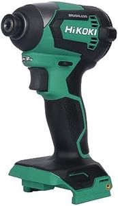 HIKOKI WH18DEF4Z Cordless Impact Driver, 18V, 175 Nm, 6.35mm Hex Bit Shank, 0-3100 RPM, High Responsive Trigger Switch, 1.5 Kg, Bare Tool