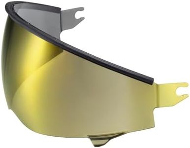 ScorpionEXO Covert 2 Everclear Replacement Optional Drop down SunVisor Anti-Fog Anti-Scratch for Covert 2 Helmets (Gold Mirrored)