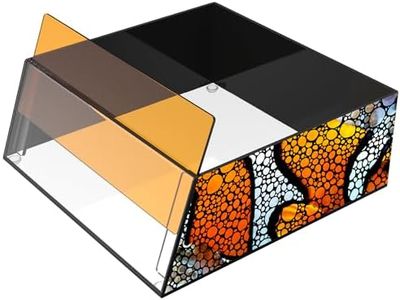 Flipper Ultra Clear Aquarium Top Down Underwater Viewer with Removable Orange Filter for Coral and Fish Observation - Aquarium Filter with Unique Artwork Box - Ideal for Color Coral and Reef Pictures