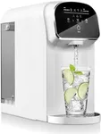 UV Reverse Osmosis Water Filter Countertop, 5-Stage RO Water Filtration System, 5:1 Pure to Drain, No Installation Required, Portable Water Purifier for Home Kitchen