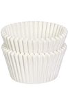 Bakerelation Standard Size White Cupcake Paper/Baking Cup/Cup Liners White Cupcake Liner(50mmx30mm) Pack of 100 Pcs for Birthdays/Parties