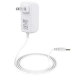 15W Power Cord Replacement for Echo Dot 5th Gen, 4th Gen, 3rd Gen, Dot Kids Edition, Dot with Clock, Pop, White DC Charger Adapter with 5ft Cable