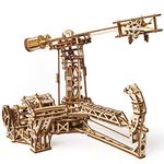 Ugears 3d Puzzles For Adults 14+ Aviator Mechanical Models Wooden Puzzle Brain Teaser Construction Craft Kits For Adults DIY Puzzle Learning Toys Eco Friendly Woodcraft Building Set