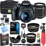 Canon EOS Rebel T7 DSLR Camera Bund